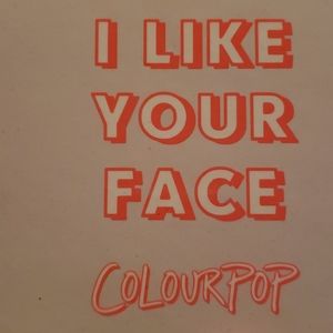 ColourPop I Like Your Face highlight Palette